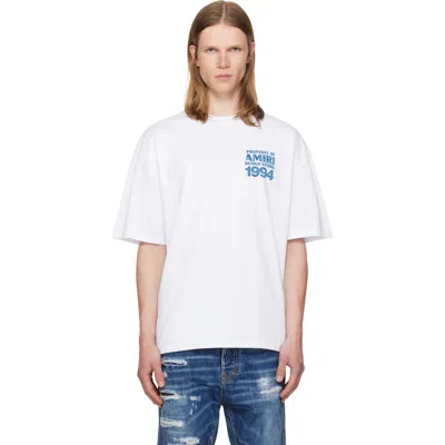 Amiri White ' 1994' Skate T-shirt