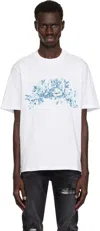 Amiri Floral Garden Crew Neck T-shirt In White
