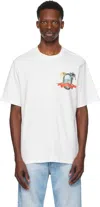 Amiri White Crewneck Printed T-shirt In White