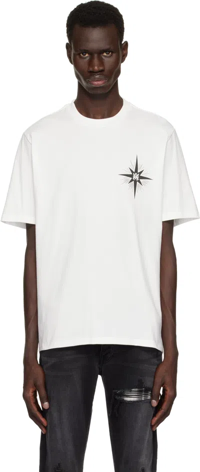 Amiri Starbust T-shirt In Beige