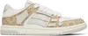 Amiri Ma Quad Skel Top Low Sneakers In Birch