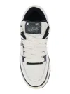 Amiri White And Black Leather Ma-1 Sneakers In White
