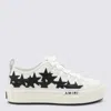 Amiri White And Black Leather Stars Court In White