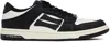 Amiri Skel Sneakers In White And Black Leather In Black