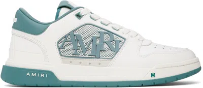 Amiri White & Blue Classic Low Sneakers In Marine