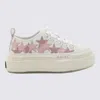 AMIRI WHITE AND PINK SNEAKERS
