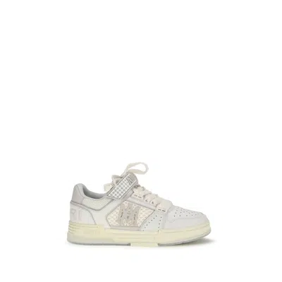 Amiri White Calf Leather Bos Taurus Athletic Sneakers