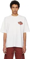 Amiri White Chateau Crest Oversized T-shirt In White