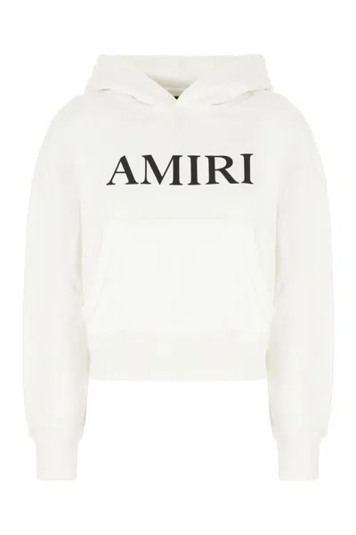 AMIRI WHITE COTTON SWEATSHIRT