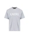 Amiri Stencil Logo-print Cotton-jersey T-shirt In Gray