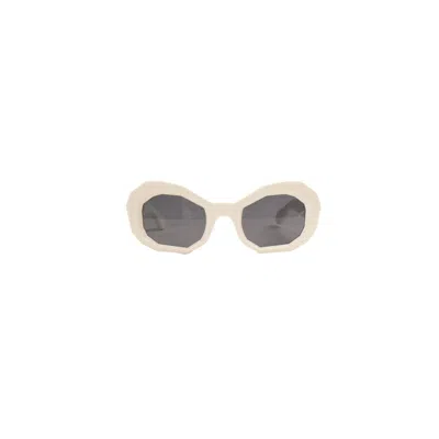 Pre-owned Amiri White Honeycomb Sunglasses Size Os $650