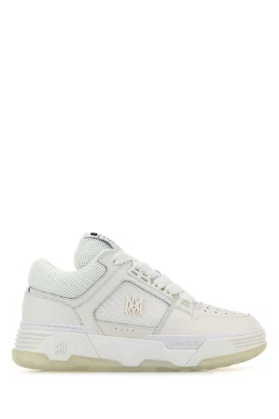 Amiri Mens White Ma-1 Leather And Mesh Low-top Trainers
