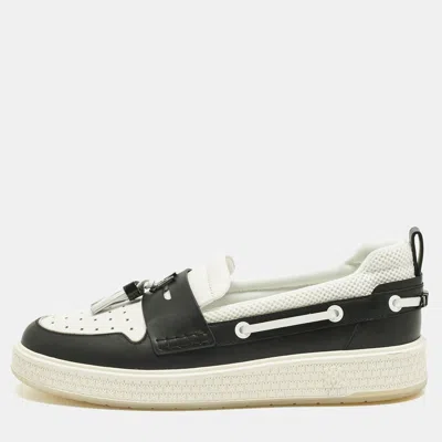 Amiri White Leather And Mesh Ma1 Tassel Sneaker Loafer