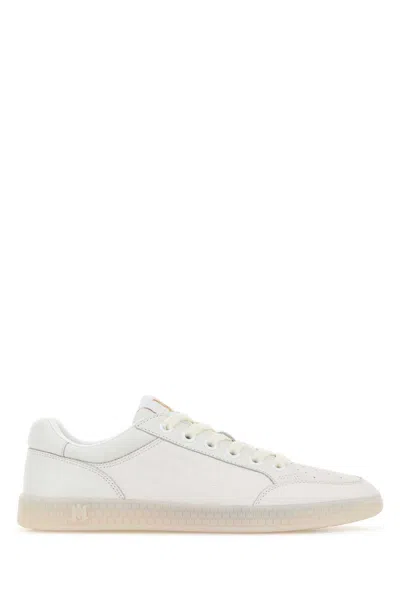 Amiri White Leather Blvd Sneakers