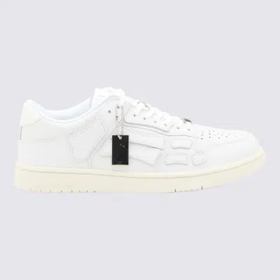 Amiri White Leather Skel Sneakers