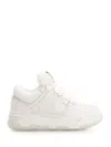 Amiri Round Head Lace-up Sneakers In White