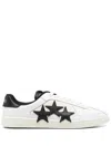 Amiri Pacific Low Top Sneaker With Star Patches In White
