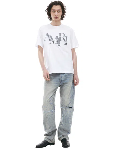 AMIRI WHITE LOGO T-SHIRT