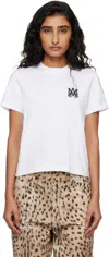 Amiri White Ma Core Logo T-shirt In White
