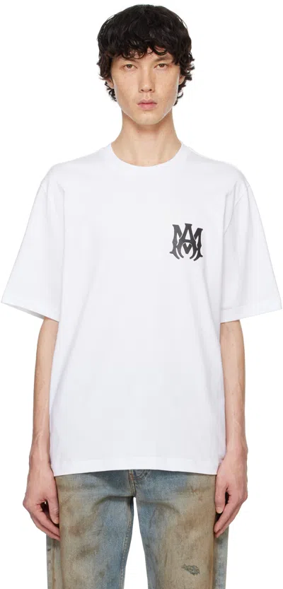 Amiri White Ma Core Logo T-shirt