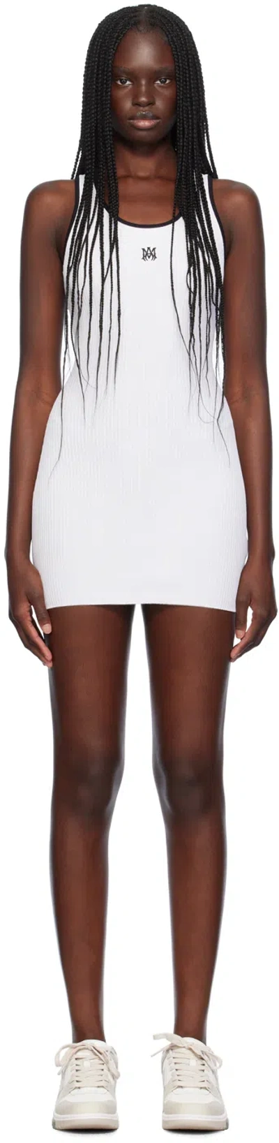 Amiri White Ma Minidress