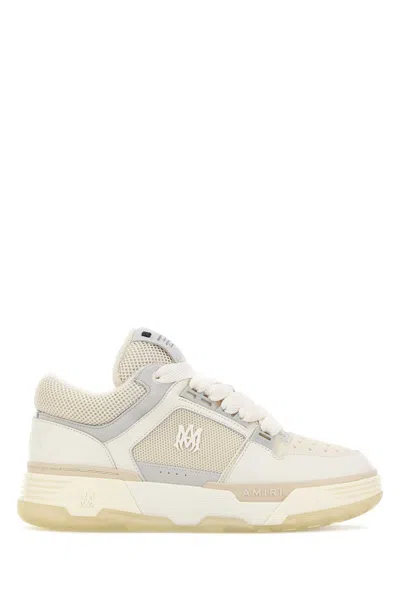 Amiri Sneakers Ma-1 Bicolor In Pelle E Rete Uomo In White