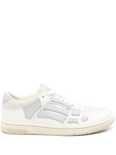 AMIRI WHITE ROUND TOE SNEAKERS