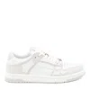 Amiri Low Top Sneakers Contrast Panels In Beige