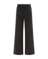 Amiri Wide-leg Cotton Trousers In Black