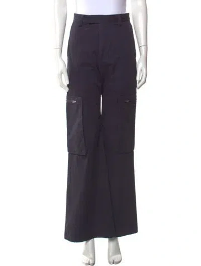 Pre-owned Amiri Wide Leg Pants In Blue