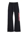 Amiri Wide-leg Sweatpants In Black