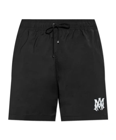 AMIRI LOGO-PRINT SWIM SHORTS