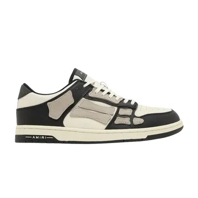 Pre-owned Amiri Wmns Skel Top Low 'black Alabaster' | Women's Size 40