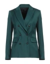 Amiri Woman Blazer Dark Green Size 4 Wool In Green