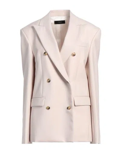 Amiri Woman Blazer Ivory Size 2 Wool In White