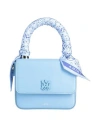 Amiri Woman Handbag Azure Size - Cow Leather In Blue
