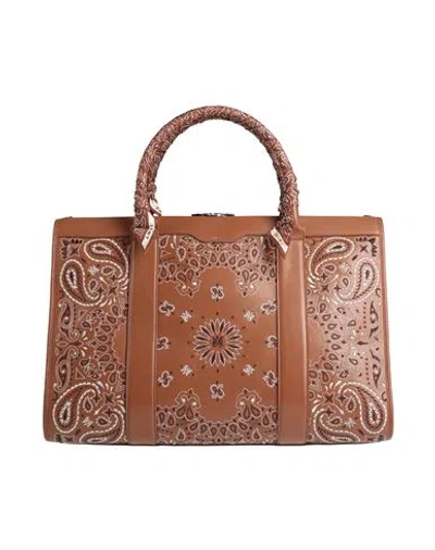 Amiri Woman Handbag Camel Size - Cow Leather In Beige