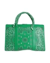 Amiri Woman Handbag Green Size - Cow Leather In Green