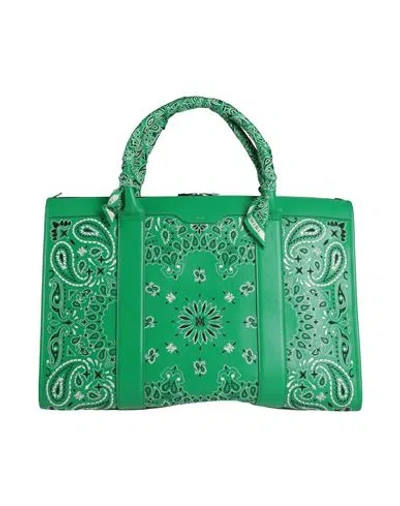 Amiri Woman Handbag Green Size - Cow Leather In Green