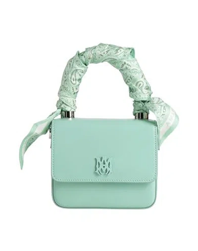 Amiri Woman Handbag Light Green Size - Cow Leather