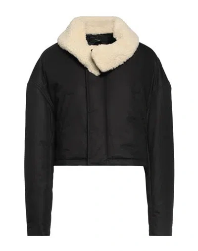 Amiri Woman Jacket Black Size M Cotton, Polyester