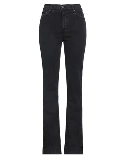 Amiri Woman Jeans Black Size 29 Lyocell, Cotton, Modal, Elastomultiester, Elastane