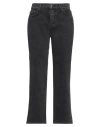 Amiri Woman Jeans Black Size 30 Cotton In Black