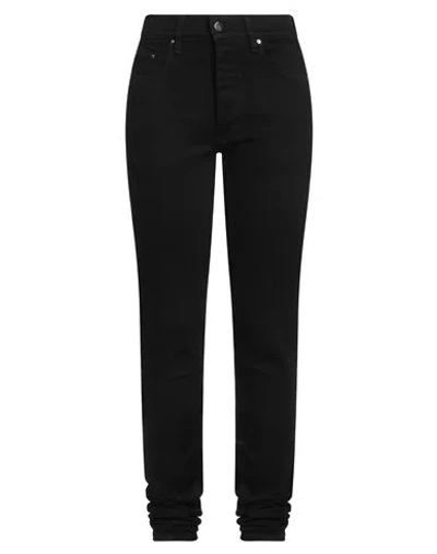 Amiri Woman Jeans Black Size 31 Cotton, Elastomultiester, Elastane