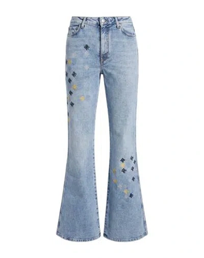 Amiri Woman Jeans Blue Size 25 Cotton, Elastane