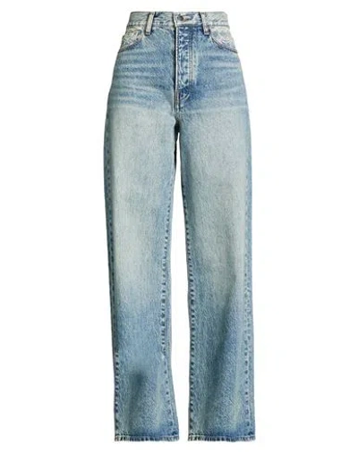 Amiri Woman Jeans Blue Size 27 Cotton