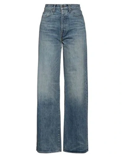 Amiri Woman Jeans Blue Size 28 Cotton