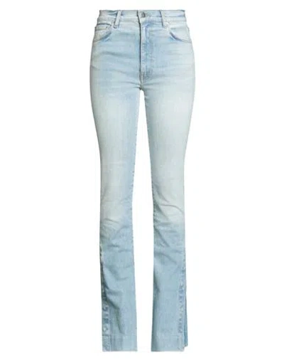 Amiri Woman Jeans Blue Size 29 Cotton, Elastane