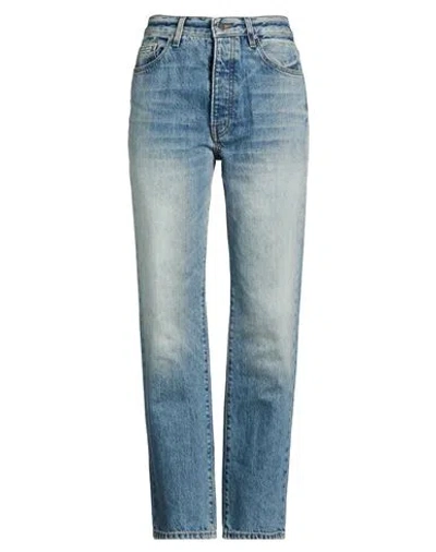 Amiri Woman Jeans Blue Size 31 Cotton