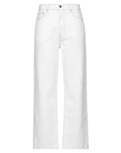 Amiri Woman Jeans White Size 24 Cotton
